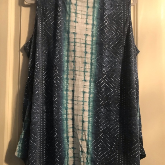 Style & Co Plus Size Embroidered Peasant Top. - Picture 2 of 3